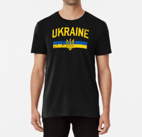 Ukraine Trident Flag T-Shirt