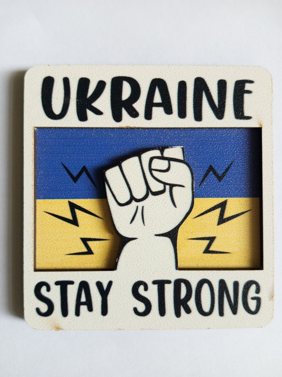 Ukraine Stay Strong Collectible Magnet