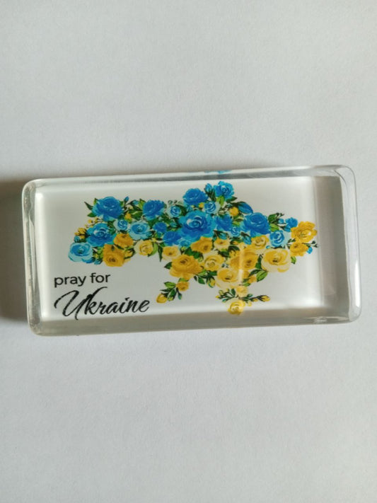 Pray for Ukraine Collectible Magnet